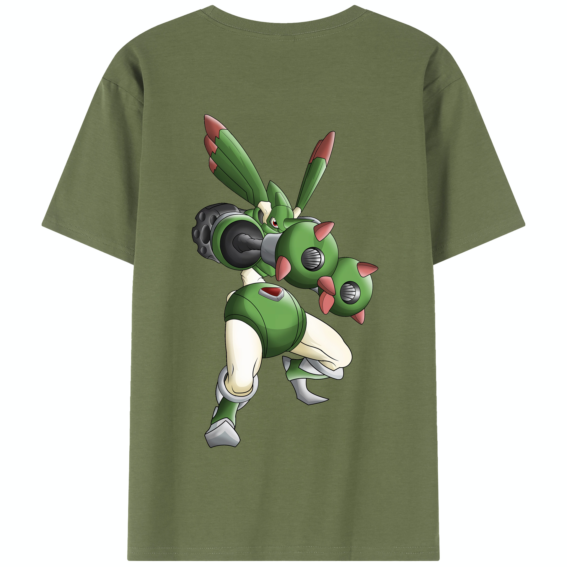（画像用） Digimon デジタルモンスター/デジモン 綿100％半袖Tシャツ（背面プリント）